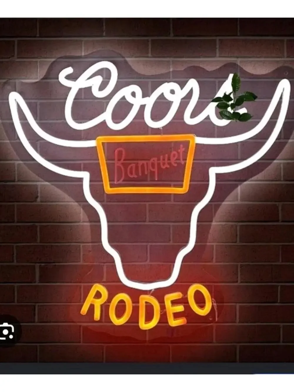 Coors RODEO Neon/LED Sign- for BAR/MANCAVE/BAR USB Cord
